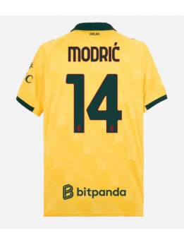 Muži Futbalové oblečenie AC Milan Luka Modric #14 2025-26 Krátky Rukáv - Tretina